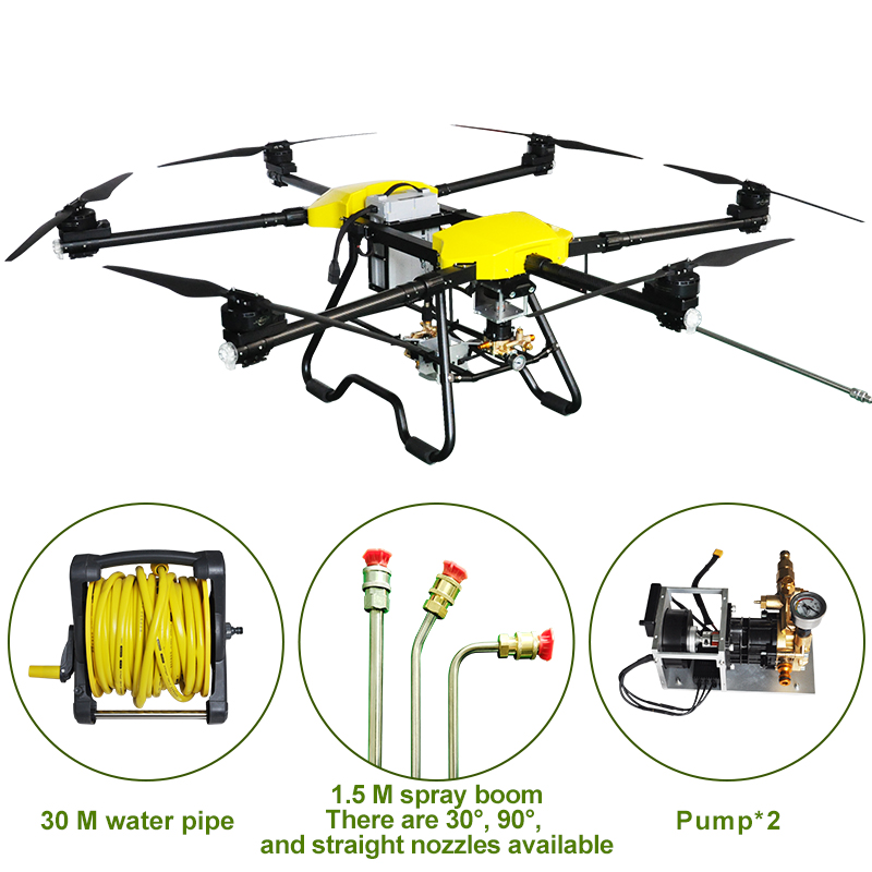 Payload Industry Uav Long Range Drop Forest Sea Medical Rescue Cargo Delivery Roof Solar Panel Cleaning Drone with Camera