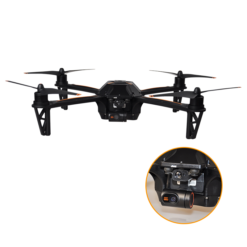 JT450 Small Photography Drone with 2 Axis Gimbal / Loud Speaker And Hook for Droppling Goods
