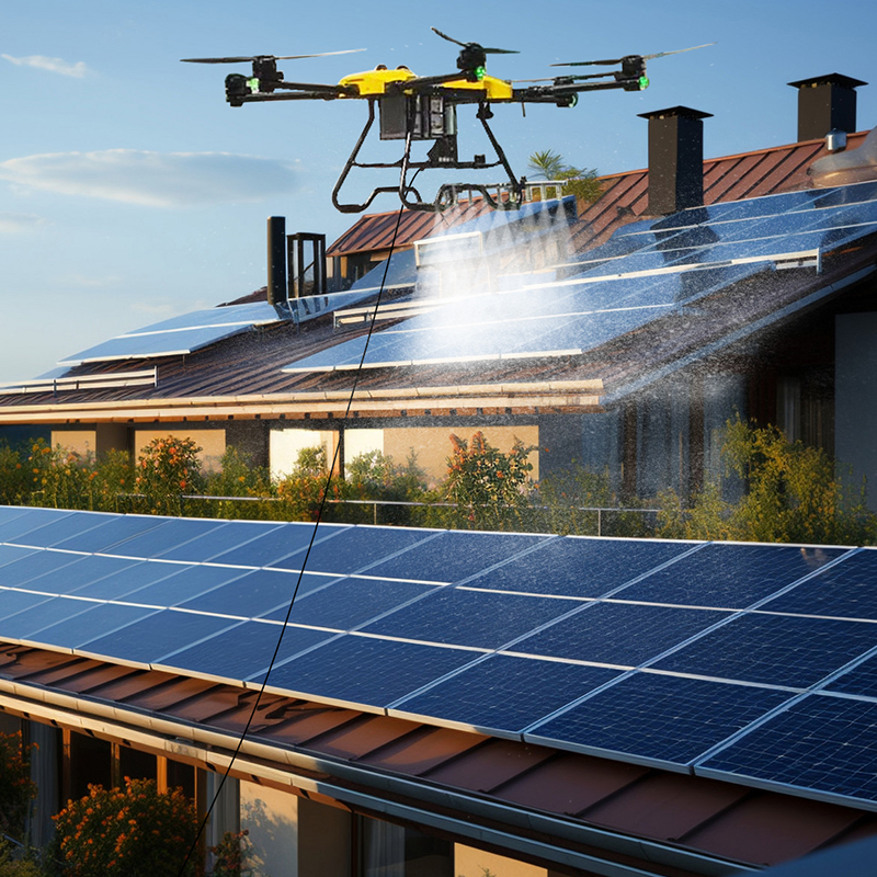 Washdrone: Cleaning with drones - SKY Working Drone, cleaning drone, inspection & surface treatment 