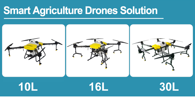 Top manufacturer of agricultural sprayer drones 10L 16L 20L 30L UAV crop sprayer