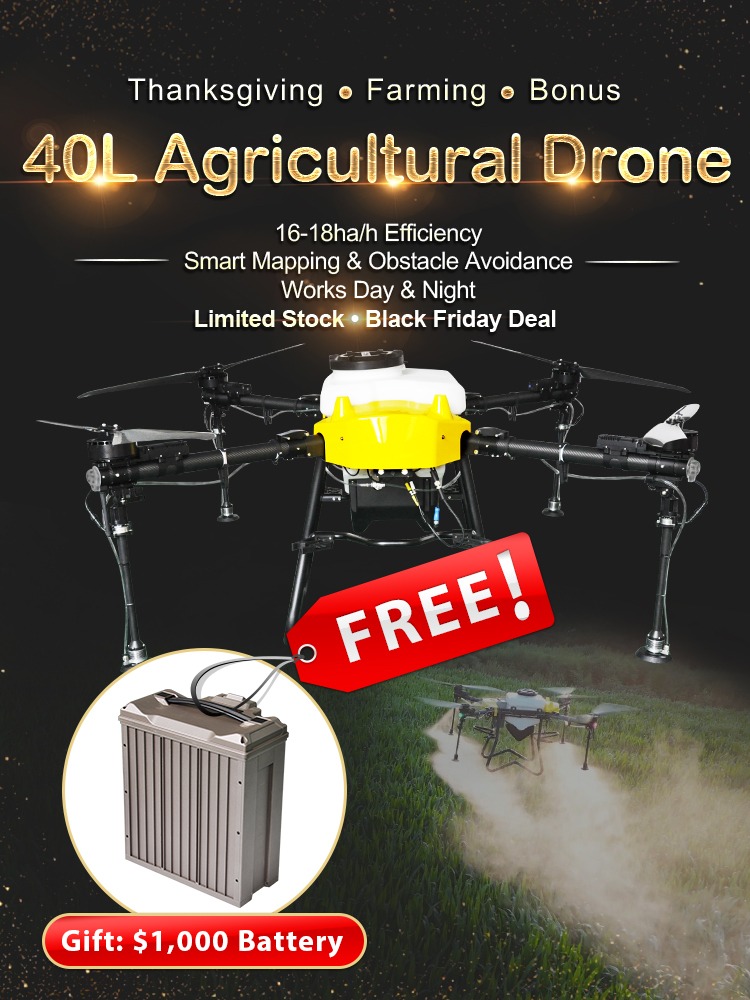 Thanksgiving Farming Bonus: Elevate Your Harvest with Our 40L Agricultural Drone