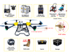 6-Axis JTC30 Cleaning Drone | Long Flight Semi-Solid Battery, Wind Resistant Heavy Lift UAV