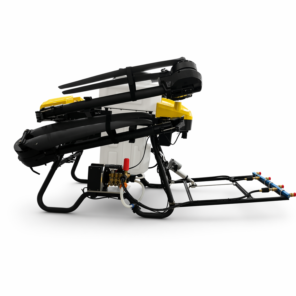 JTC50 Industrial PV Cleaning Drone – 0-90° Pitch Control & 1800 PSI Adjustable Pressure for Adaptive Solar Panel Maintenance