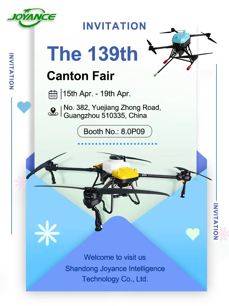 Joyance Agricultural Drone Spraying drone Shine at the 139th Canton Fair