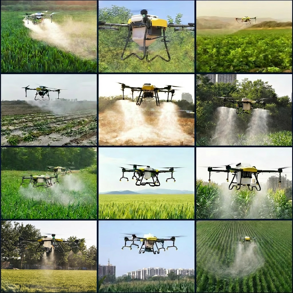 JT40 2‑in‑1 Agricultural Drone | All‑Weather Crop Protection & Granular Spreading UAV