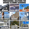 JTC10 Autonomous Facade Cleaning Drone | 22MPa High Pressure, Level 6 Wind Resistance