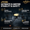 JTC30 Coaxial Dual‑Rotor Building Facade Cleaning Drone | 8‑Motor, Tethered 24/7 Operation, Zero‑Landing Foam‑Water Switch | CE FCC RoHS IPX6