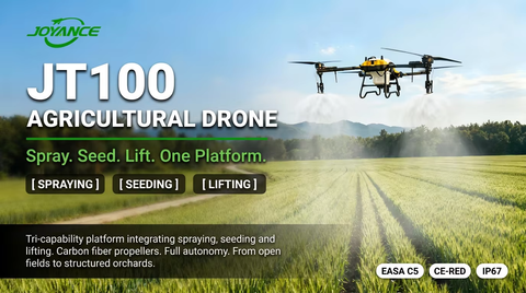 JT100 Three-in-One Agricultural Drone | Spraying, Seeding & Heavy-Lift Hoisting