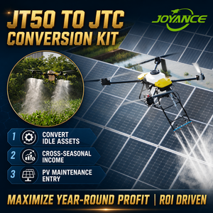 JTC50 PV Cleaning Drone | Autonomous Solar Panel & Building Facade Maintenance Solution